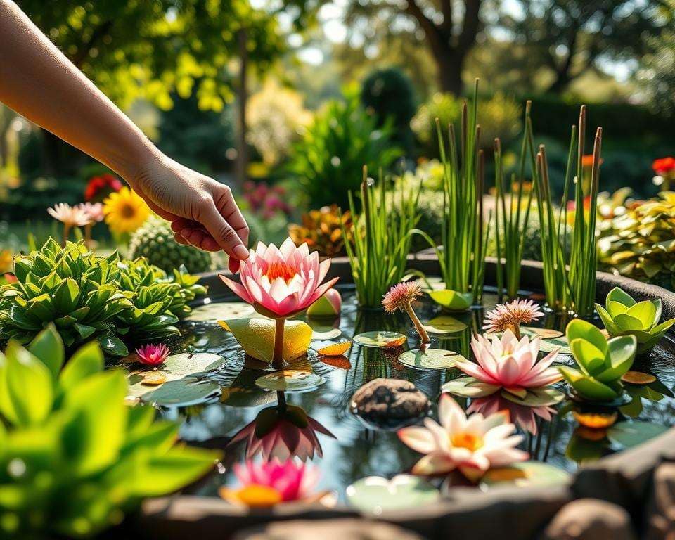 Miniteich bepflanzen Anleitung Miniteich bepflanzen Anleitung