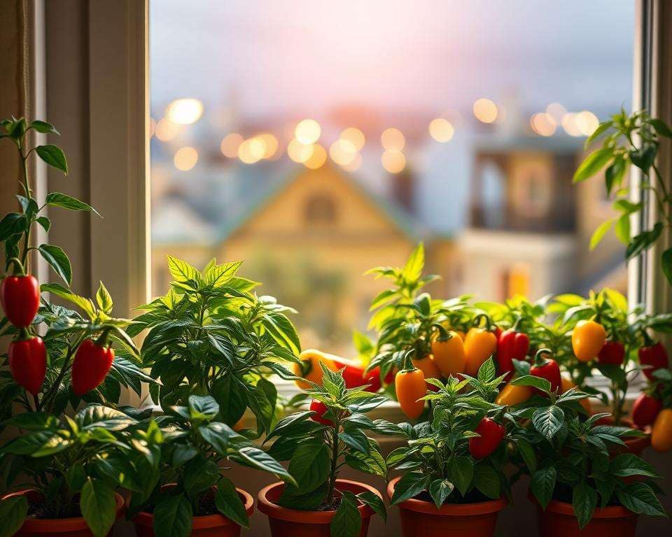 Paprikasorten Fensterbank Paprikasorten Fensterbank