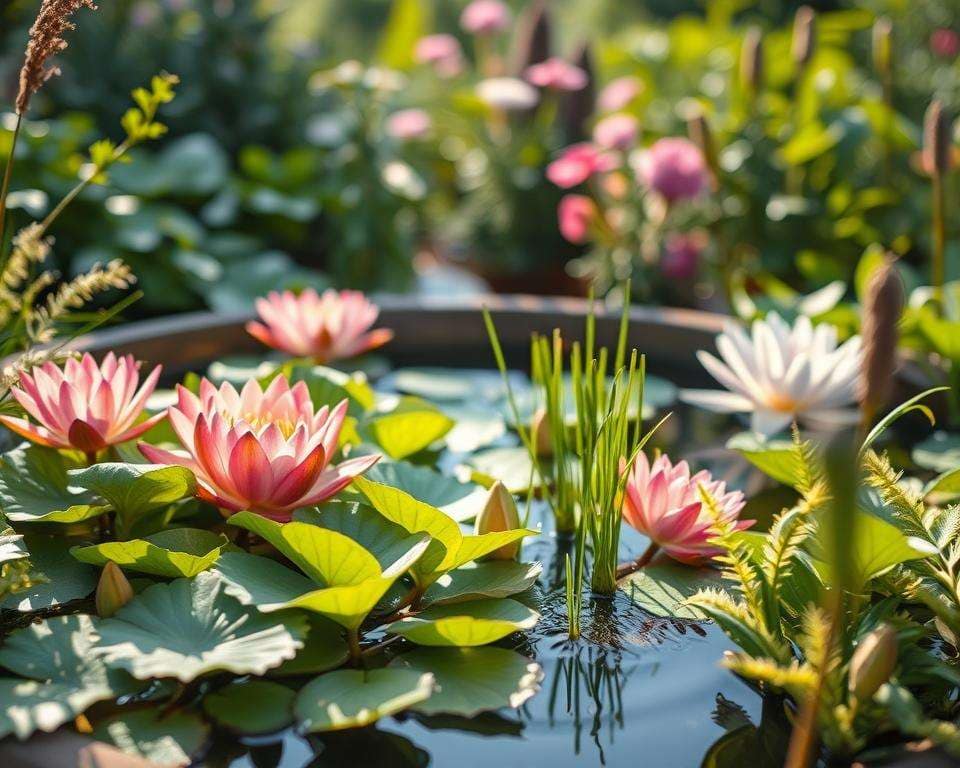 Wasserpflanzen für Miniteich auswählen Wasserpflanzen für Miniteich auswählen