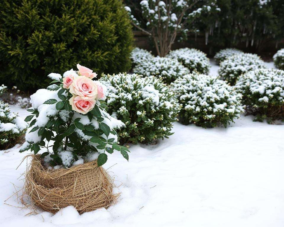 Winterschutz für Rosen und Gehölze Winterschutz für Rosen und Gehölze